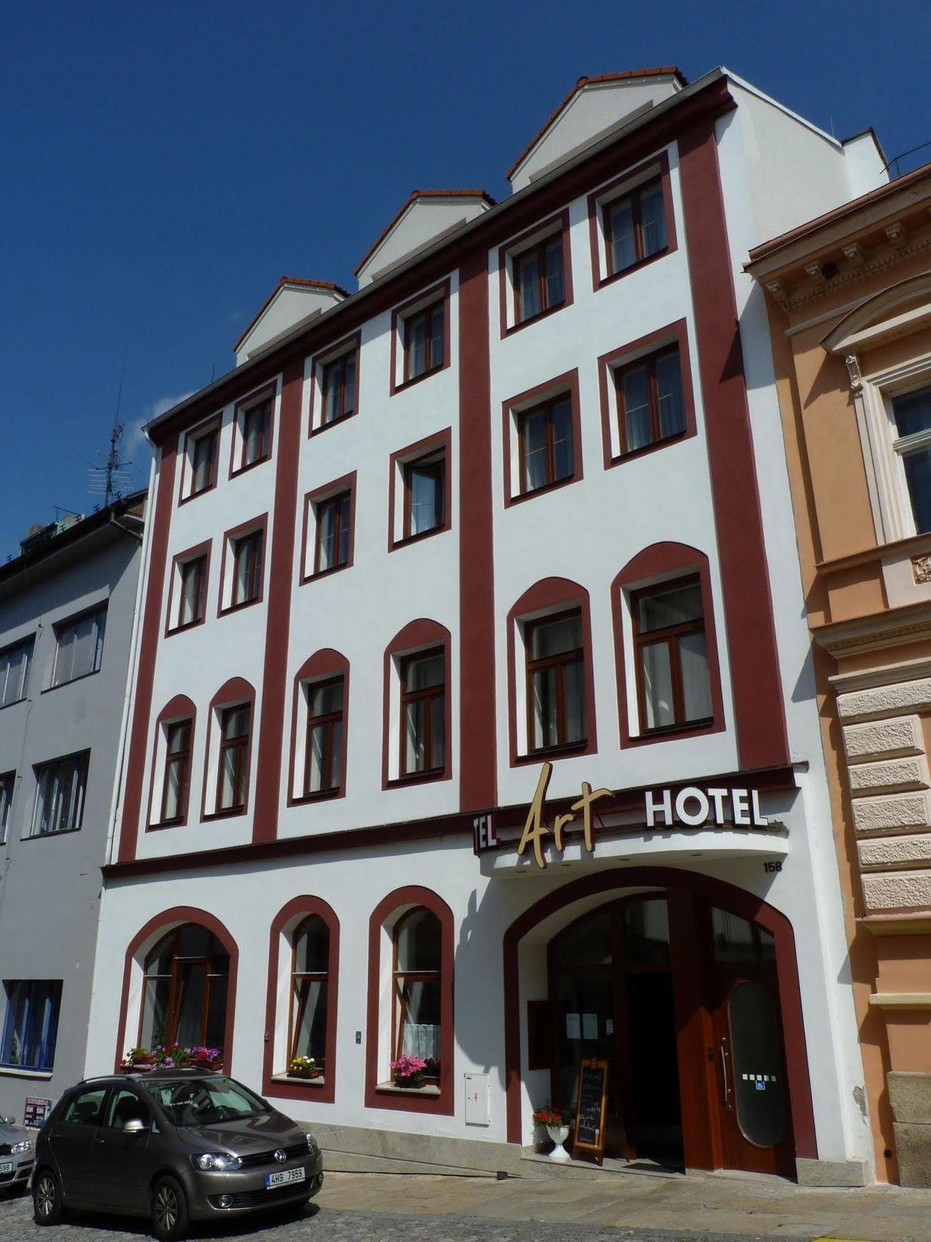Hotel Art Písek Exteriör bild